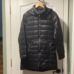 Ladies Black Quilted Jacket